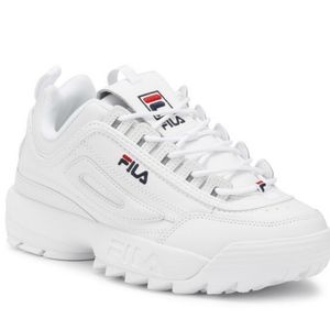 Fila White Disruptor II Premium Trainers